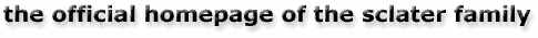 the official homepage of the sclater family